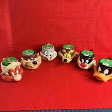 Canecas vintage Looney Tunes 1992 conjunto de 6 Sam Taz Bugs WilE Sylvester Daffy comprar usado  Enviando para Brazil