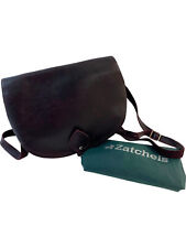 Zatchels black leather for sale  UK