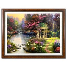 Litografia Thomas Kinkade (1958-2012), "Jardim de Oração" emoldurada edição limitada comprar usado  Enviando para Brazil