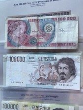 Coppia 100000 lire usato  Modena