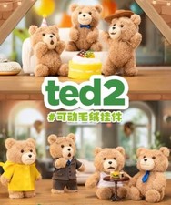 POPMART GONG Ted 2 Posable Urso de Pelúcia Chaveiro Caixa Cega Presente Confirmado Figura comprar usado  Enviando para Brazil