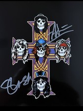 Foto assinada por Axl Rose & Slash com certificado de autenticidade autógrafo assinatura Guns N Roses comprar usado  Enviando para Brazil