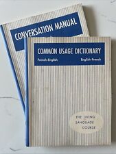 Common Usage Dictionary + Conversation Manual FRENCH Living Language (1955 PB) comprar usado  Enviando para Brazil