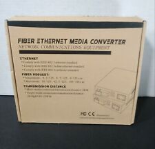 Conversor de mídia Ethernet fibra dupla multimodo SC HD transceptores de fibra 10/100/1 comprar usado  Enviando para Brazil