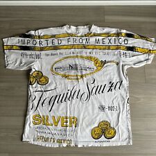 Camiseta Masculina VINTAGE Sauza Tequila - Tamanho Grande - Importada do México VTG AOP comprar usado  Enviando para Brazil