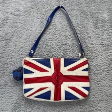 Bolsa Kipling Feminina Pequena Vermelha Azul Bandeira Britânica Inglaterra Macaco Charme Reino Unido  comprar usado  Enviando para Brazil