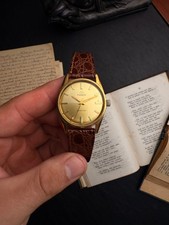 Vintage Tissot SeaStar Relógio Suíço Masculino Mostrador Dourado Relógio de Pulso Antigo comprar usado Vintage Tissot SeaStar Relógio Suíço Masculino Mostrador Dourado Relógio de Pulso Antigo comprar usado  Enviando para Brazil