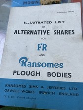 Ransomes alternative shares for sale  HITCHIN