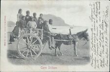 ct80 cartolina carro siciliano piana dei greci 1899 comprar usado  Enviando para Brazil
