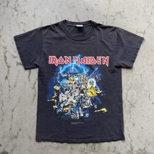 Usado, Camisa masculina vintage anos 90 Iron Maiden Best Of The Beast preta desbotada M Rock Metal comprar usado  Enviando para Brazil