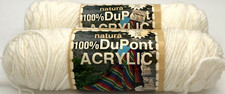 Usado, Fio acrílico Natura 100% Dupont 2 novelos branco 4 dobras penteado 3 oz cada vintage comprar usado  Enviando para Brazil