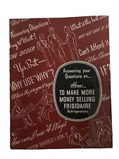 1938 General Motors Frigidaire Refrigeradores Vendedor Catálogo Como Fazer Mais $, usado comprar usado  Enviando para Brazil