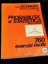 Probabilita statistica teoria usato  Gualdo Tadino