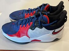 Nike Paul George PG 5 EE. UU. Olímpico Rojo Blanco Azul CW3143-101 Hombres Talla 11.5, usado segunda mano  Embacar hacia Argentina