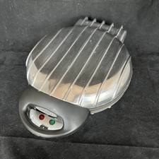 VillaWare Modelo 2004 Uno Clássico Waffler Cromado Redondo Máquina de Waffle Receita Manual, usado comprar usado  Enviando para Brazil