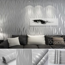 Silver grey wallpaper for sale  WORCESTER