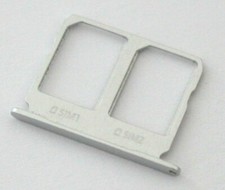 Bandeja de suporte para cartão SIM DUPLO PRATA SUBSTITUIÇÃO FABRICANTE DE EQUIPAMENTO ORIGINAL SAMSUNG GALAXY A9 PRO SM-A9100 comprar usado  Enviando para Brazil