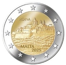 2 euros Malta 2025 BU Mdina bfr segunda mano  Embacar hacia Mexico