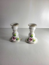 Paire bougeoirs porcelaine d'occasion  Châtellerault