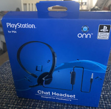 Fone de Ouvido ONN Chat para PlayStation 4 com Microfone - Sony PS4, usado comprar usado  Enviando para Brazil