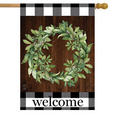 Farmhouse wreath welcome for sale  West Berlin