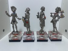 Set statuette peltro usato  Vicenza