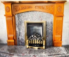 Marble firesurround wooden for sale  LLANDYSUL