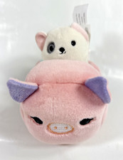 Brinquedo Kelly Squishmallow Squishville Charlie Terrier mini veículo de pelúcia rosa porco, usado comprar usado  Enviando para Brazil