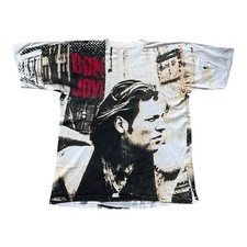 Mega Rare Vintage Bon Jovi Tshirt Full Print Single Stitch 80’s 1980 na sprzedaż  PL