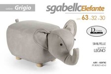 Sgabello elefante pouf usato  Cittanova