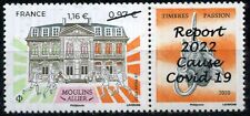 Timbre moulins surcharge usato  Spedire a Italy