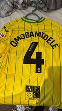 Signed match worn for sale  NORWICH