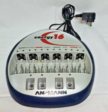 Carregador de bateria profissional ANSMANN Energy 16 - AAA, AA, C, D, 9V W baterias, usado comprar usado  Enviando para Brazil