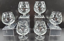 Juego de 6 vasos de brandy de peces de arrecife transparentes acuáticos Snifter vajilla de coñac lote de vajilla de bar segunda mano  Embacar hacia Argentina