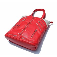 Bolsa tote Michael Jackson Beat It vermelha bolsa de mão vermelha NOVA, usado comprar usado  Enviando para Brazil