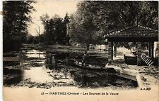 Cpa manthes sources d'occasion  Expédié en France