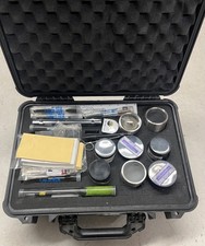Kit de huellas dactilares de escena de crimen de detective de policía genuino de colección con jarrón pelícano segunda mano  Embacar hacia Mexico