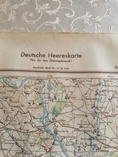 Ww2 deutsche heereskarte usato  Italia