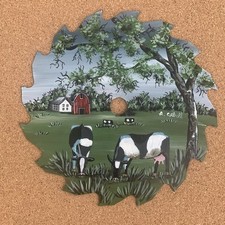 Painted saw blade for sale  Saint Croix Falls