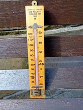 Vintage office thermometer. for sale  LEYLAND