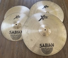 Sabian XS20 Cymbal Pack 14" Hi Hat 18" China 20" Rock Ride Frete Grátis comprar usado  Enviando para Brazil