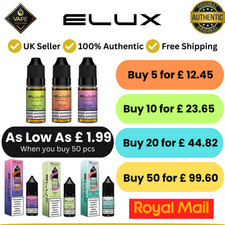 Elux salt 10ml for sale  HARROW