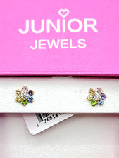 Brincos infantis de ouro 14k com flores Junior Jewels comprar usado Brincos infantis de ouro 14k com flores Junior Jewels comprar usado  Enviando para Brazil