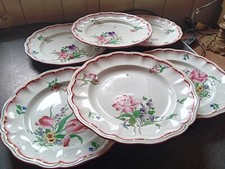Assiettes plates lunéville d'occasion  Angles