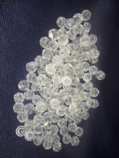 1500 cuentas checas de cristal transparente de 10 mm para joyero y artesanía segunda mano  Embacar hacia Mexico