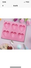 Silicone heart diamond for sale  WILMSLOW