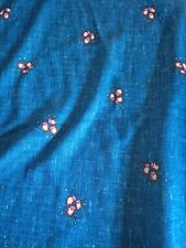 Vintage blue floral for sale  NORWICH