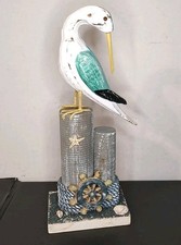 Wooden seagull sculpture for sale  Colchester