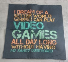 Capa de almofada para jogos gamer fronha cama cadeira sofá decoração zíper comprar usado  Enviando para Brazil