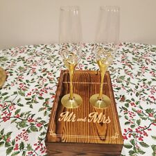Personalised champagne glasses for sale  DAVENTRY
